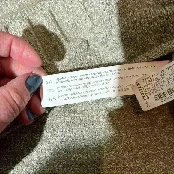 Zara Boys Knit Collection Sweater Wild Life Beige Size 7 Or 122cm - Picture 8 of 8